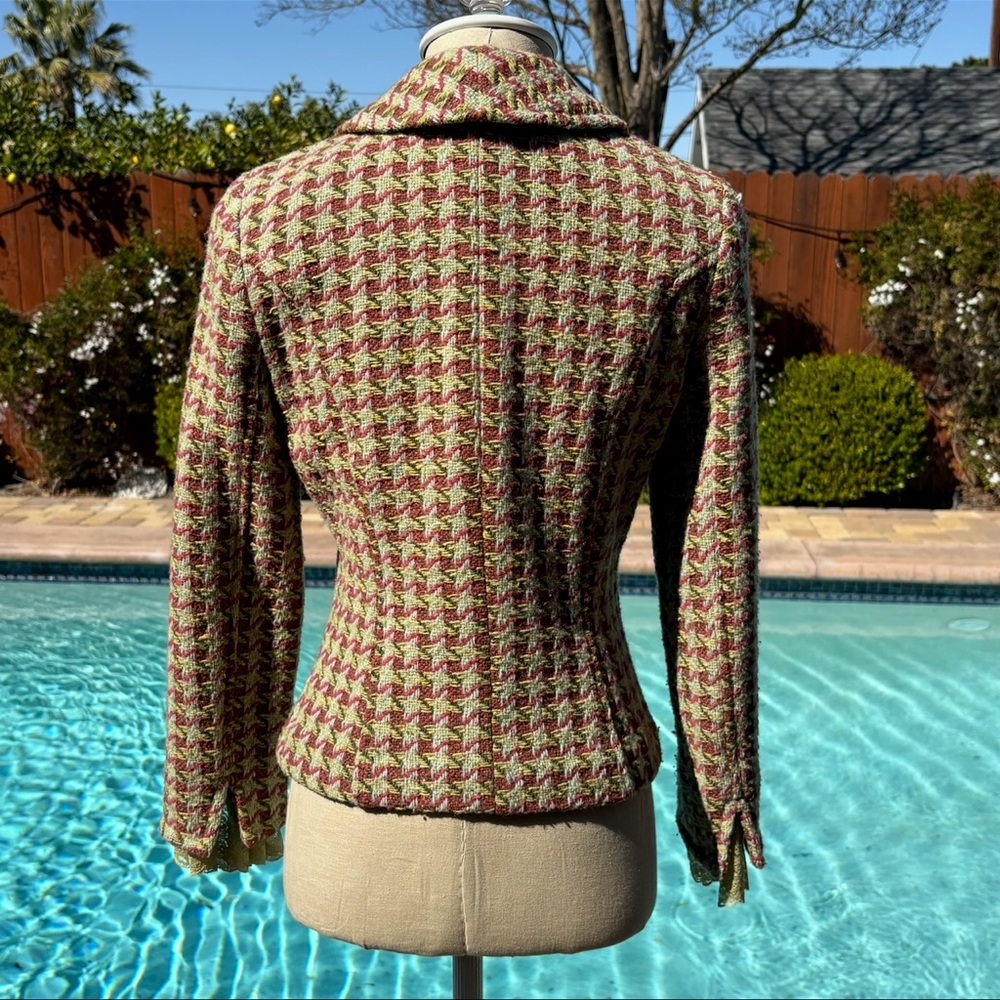 CAbi Checkered Wool Blazer Jacket - Picture 4 of 7